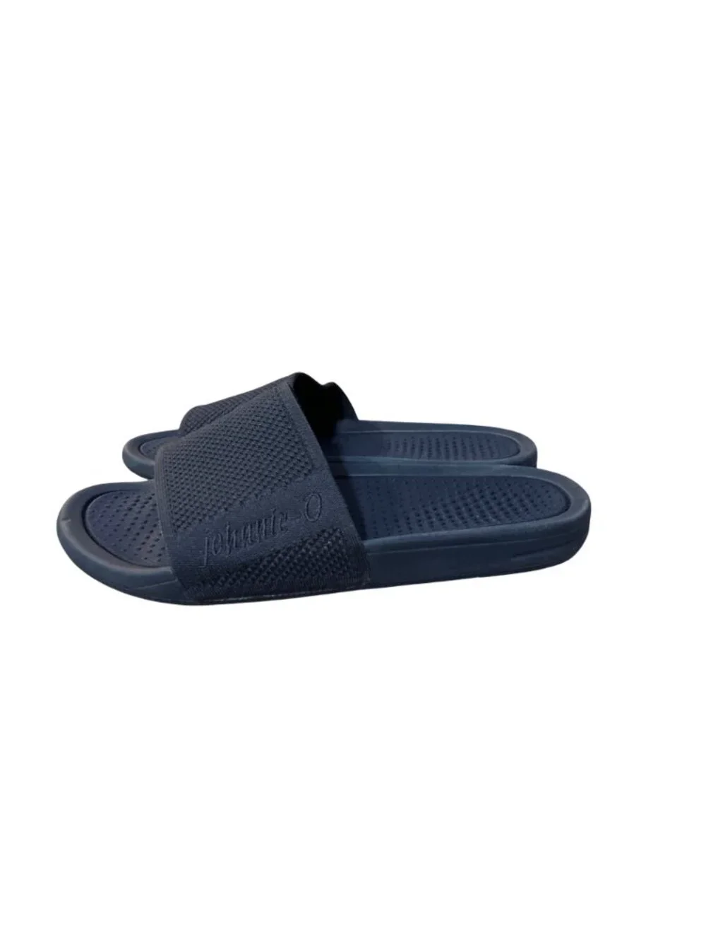 Johnnie-O Mens 10M Navy Athletic Slide Sandals Mesh Strap Used